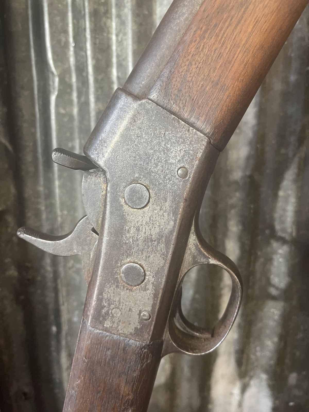 Antique Rolling Block Military Rifle – Believed .43 Spanish