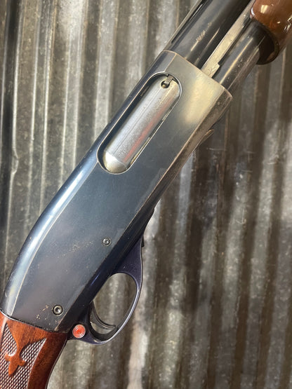 Remington 870 Wingmaster Magnum 12 Gauge Pump Shotgun — Fixed Full Choke w/ Adjustable Butt Plate