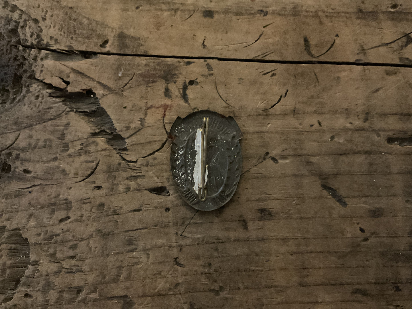 Original 1937 German Winter Relief (WHW) Tinnie Badge-Saar 1937