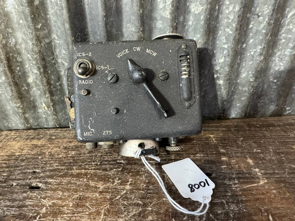 WWII 1941 U.S. Navy Western Electric CW-23097 Aircraft Transmitter Control Box