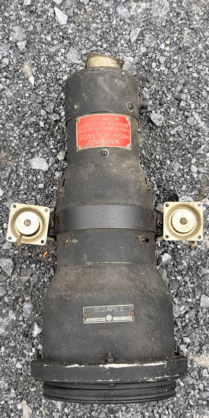 WWII U.S. Navy ID-2/APS-2 Radar Indicator / Scope Unit – Orange PPI Display