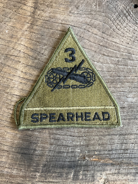 Subdued 3rd Armored Division Patch