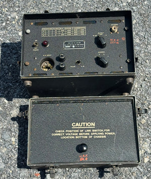 WWII U.S. Navy TS-251/UP Radar Test Set with Original Transit Case – July 1945