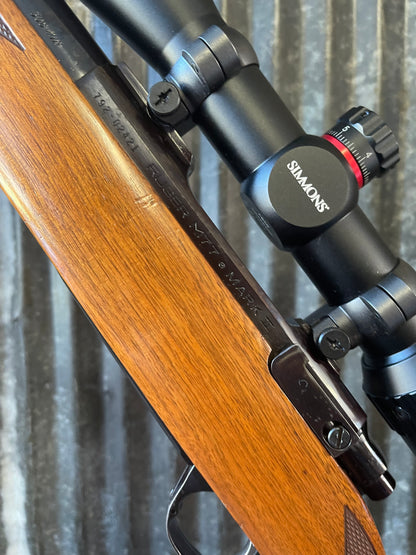 Ruger M77 Mark II Bolt Action Rifle – .308 Winchester – Simmons 3-9x Scope