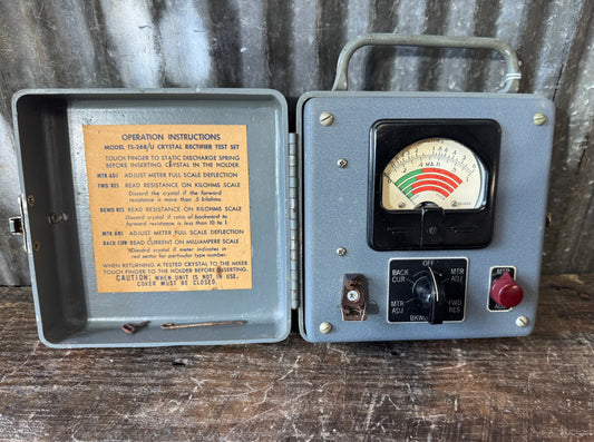 TS-268/U Crystal Rectifier Test Set – U.S. Military Radar Test Equipment