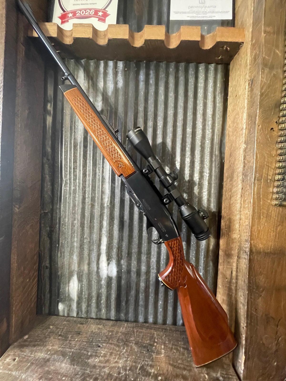 Remington Model 742 BDL Woodsmaster .30-06 – Basketweave Stock – Pentax 4-12x Scope