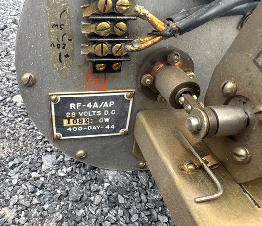 WWII U.S. Military RF-4A/AP Radar / Antenna Drive Assembly