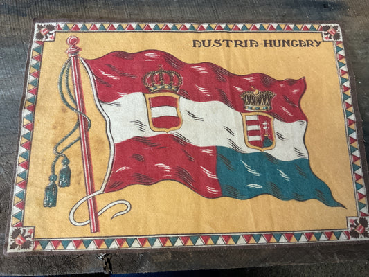 WWI Tobacco Felt Flag (approx 11x8)