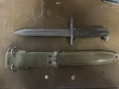 South Korean Combat Knife with M8A1 Scabbard