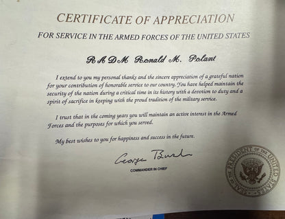 UNITED STATES COAST GUARD

REAR ADMIRAL RONALD M. POLANT

NAMED AVIATION & COMMAND GROUPING