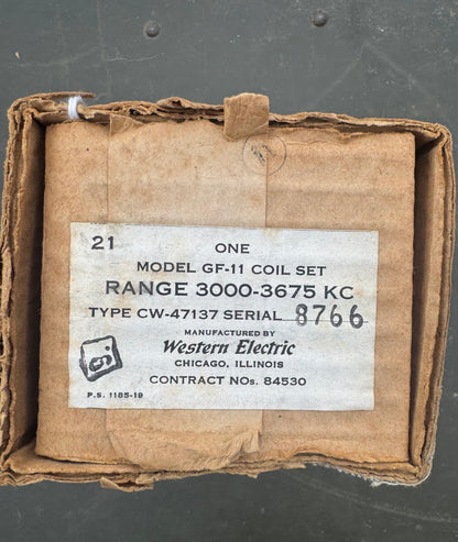 WWII/U.S. Navy GF-11 Coil Set & Container