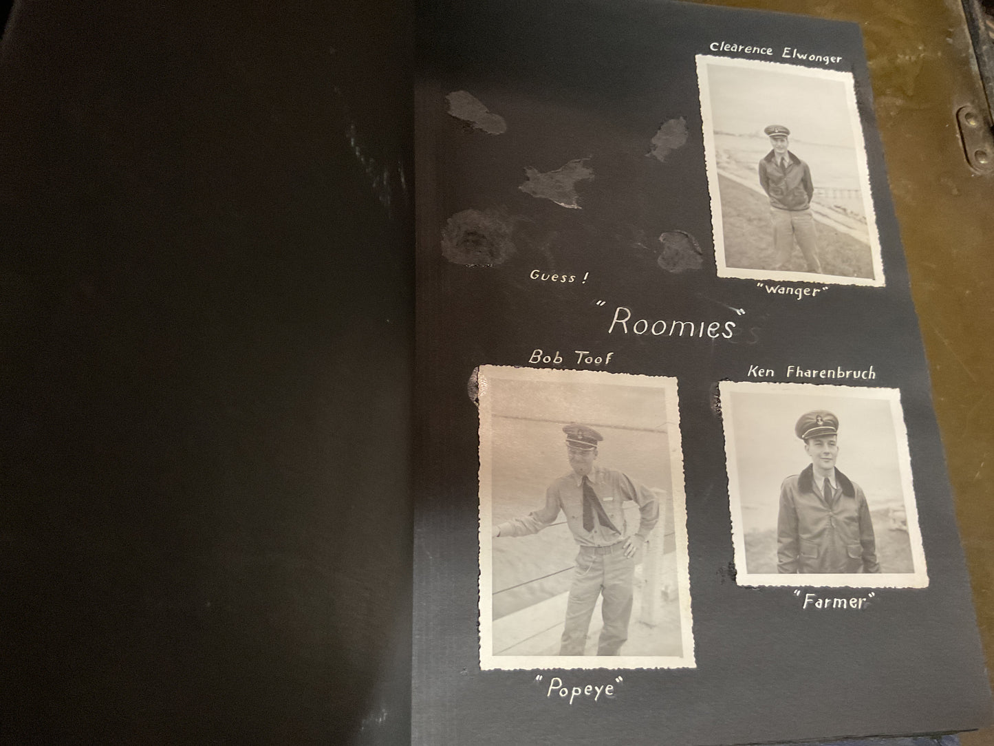 WWII Vintage US Naval Air Station Scrapbook