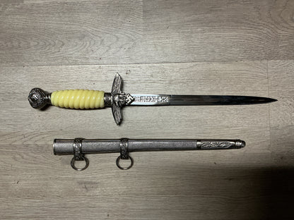 German Luftwaffe 2nd Model Dagger Replica w/Scabbard-Decorative Display Piece