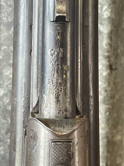 German I.A. Kuppscher Hammer Drilling – 16 Gauge x 16 Gauge / Rifle – Underlever Combination Gun