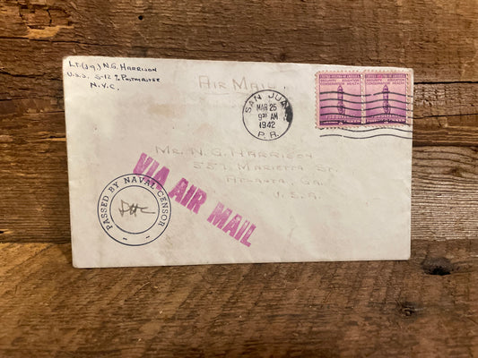 Original WWII Letter
