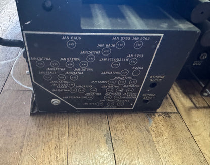U.S. Navy AN/APS-20B Radar Scope Display Unit – Yellow CRT Screen – Military Aircraft Radar