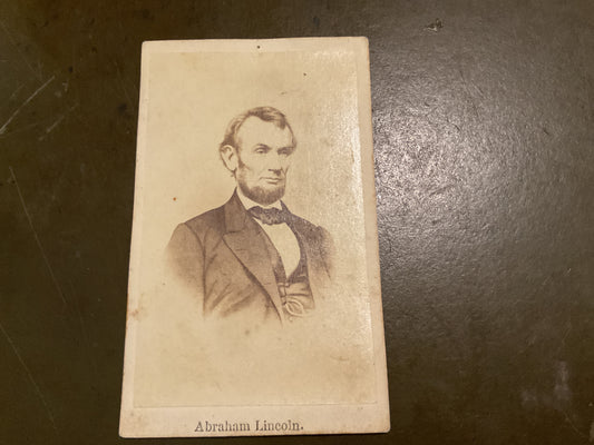 President Abraham Lincoln CDV (Carte de viste)