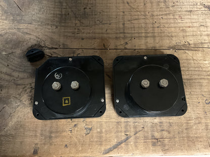 WWII U.S. Military Panel Meters-Output & Percent Modulation Gauges