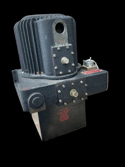 WWII U.S. Radar Magnetron / Transmitter Unit – Heavy Finned Assembly – High Voltage RF Component