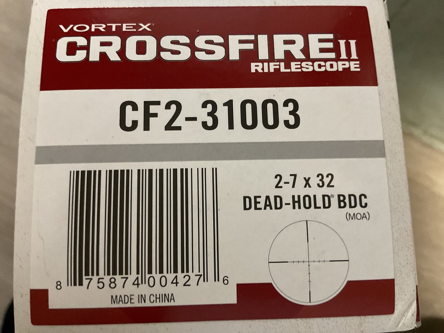 Vortex Crossfire II 2-7x32