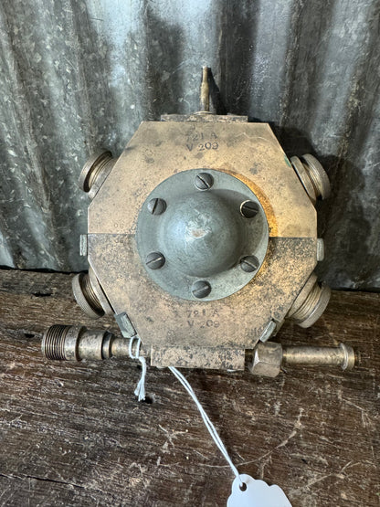 WWII U.S. Military V209 Waveguide Junction / Microwave Radar Component