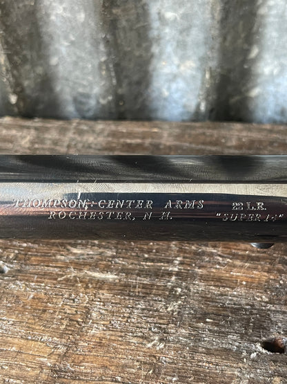 Thompson/Center Contender “Super 14” Barrel – .22 LR – With Williams Rear Sight