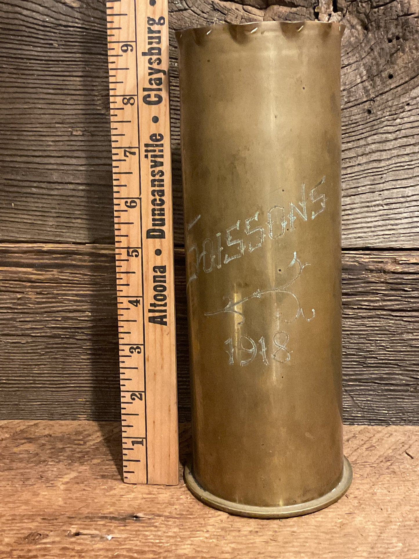 Battle of Soissons Trench Art-WWI