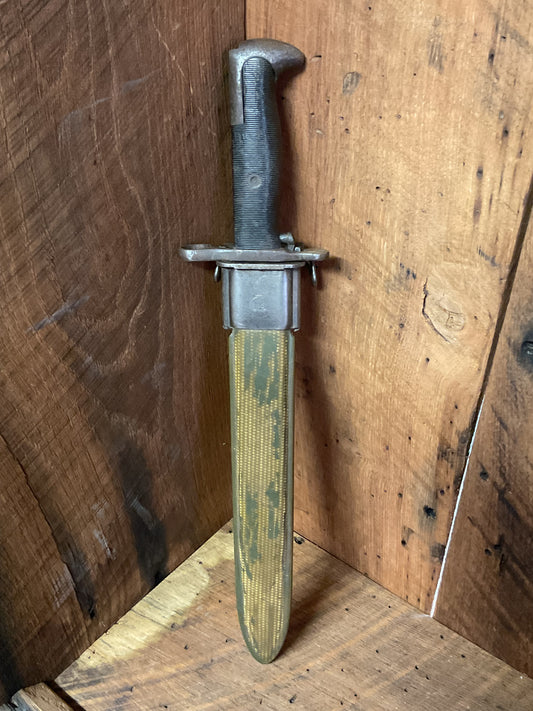 WWII M1 Garand Bayonet and Scabbard