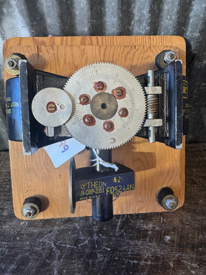 Vintage Raytheon JAN-CRP-2J51 Tunable Radar Magnetron with Mounting Board