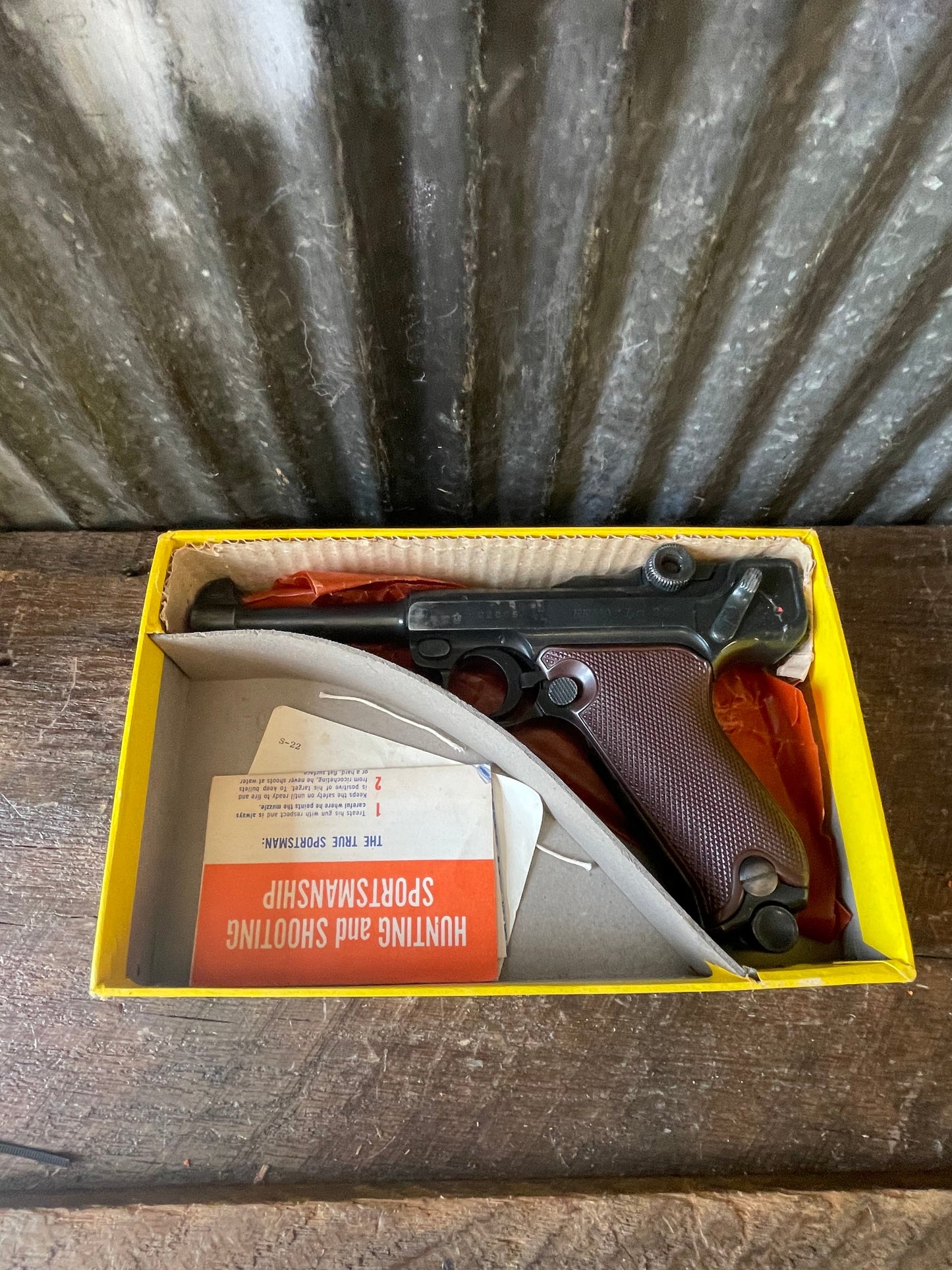 Erma LA-22 .22 LR Luger-Style Semi-Auto Pistol – Boxed West German Rimfire
