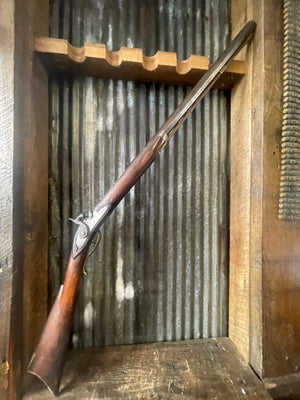 .36 Cal Percussion Rifle – R.R. Thurston Olean NY Barrel – Antique Muzzleloader