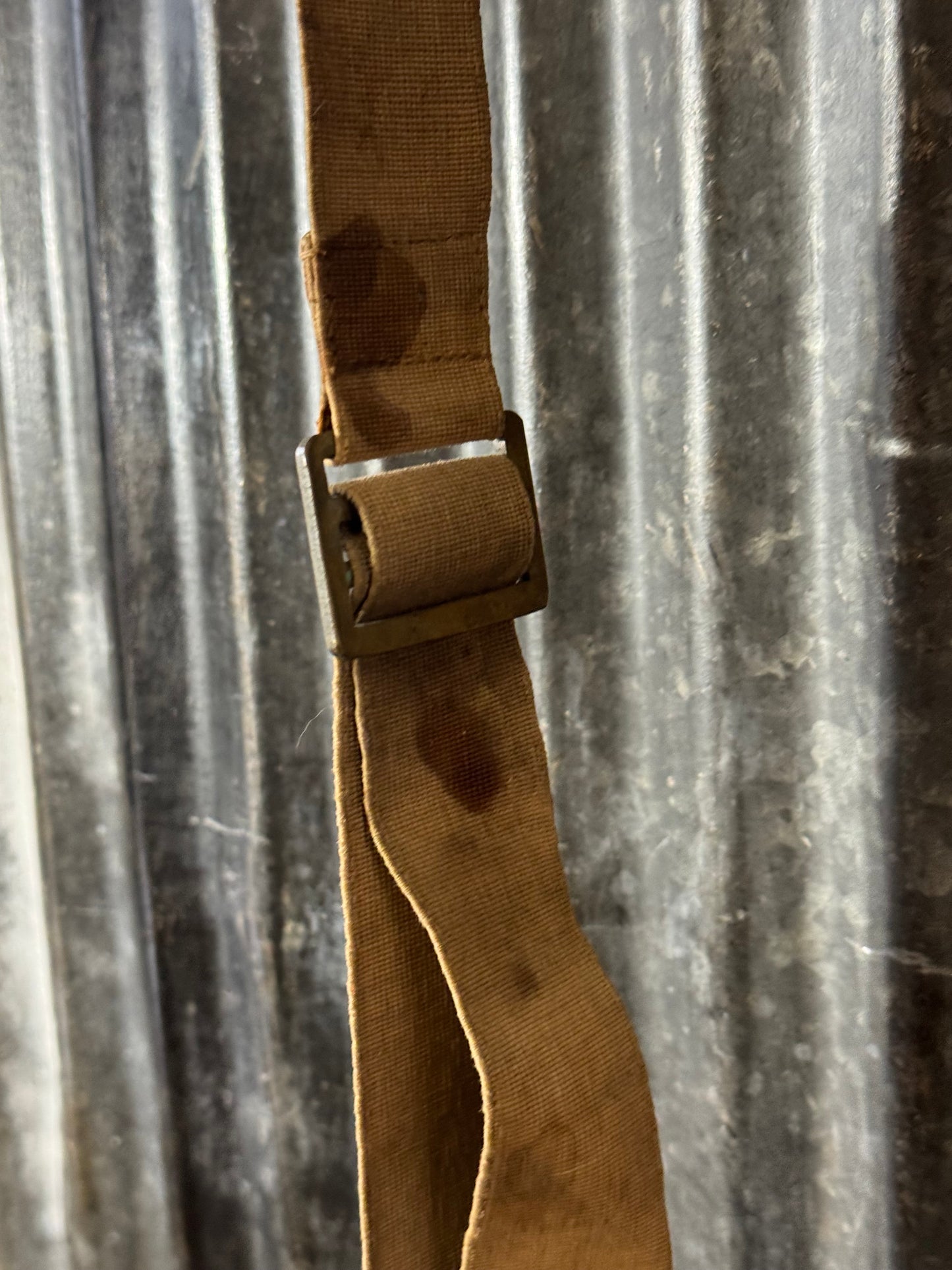 Original Spanish Civil War / Early WWII Wool Covered Canteen with Strap & Cork Stopper