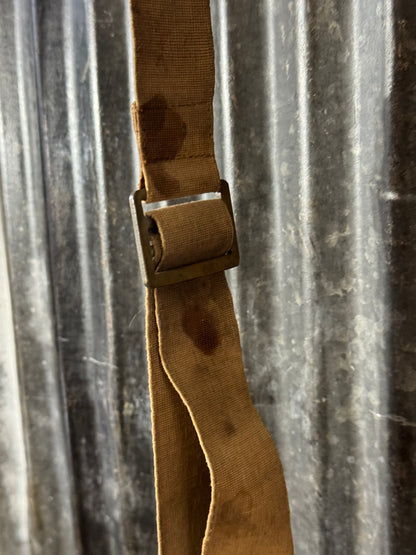 Original Spanish Civil War / Early WWII Wool Covered Canteen with Strap & Cork Stopper