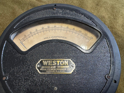 Vintage Weston Panel Meter – Model 301 (Milliamperes Gauge)