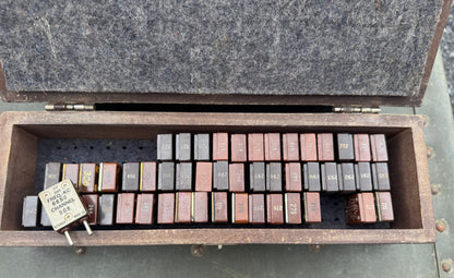 WWII/U.S. Military Crystal Unit Storage Set