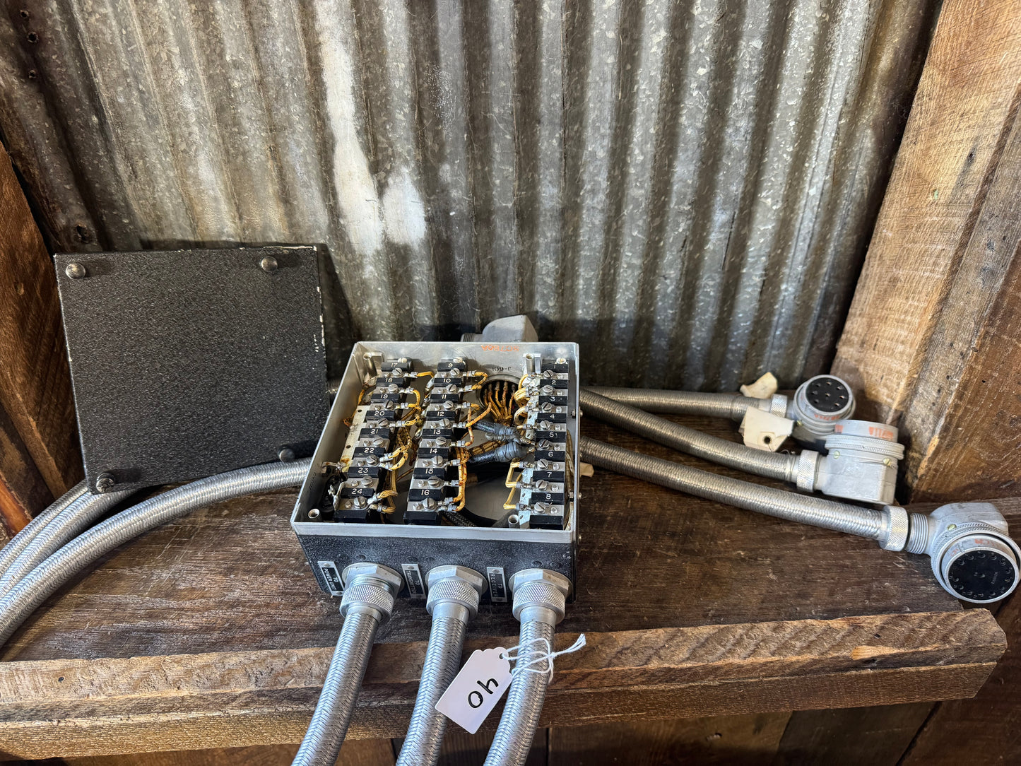 WWII U.S. Army Signal Corps RCA Junction Box JB-46-A Radar/Radio Cable Assembly