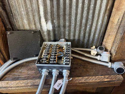 WWII U.S. Army Signal Corps RCA Junction Box JB-46-A Radar/Radio Cable Assembly