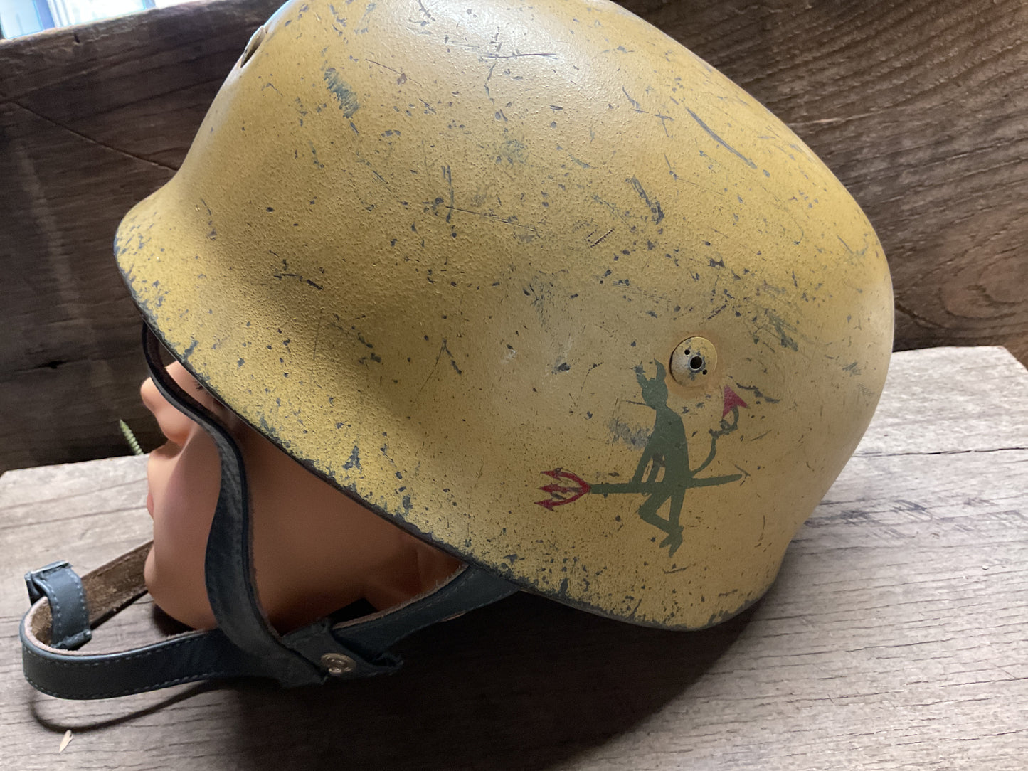 WWII German Reproduction Fallschirmjager Paratrooper Helmet-Afrikakorps