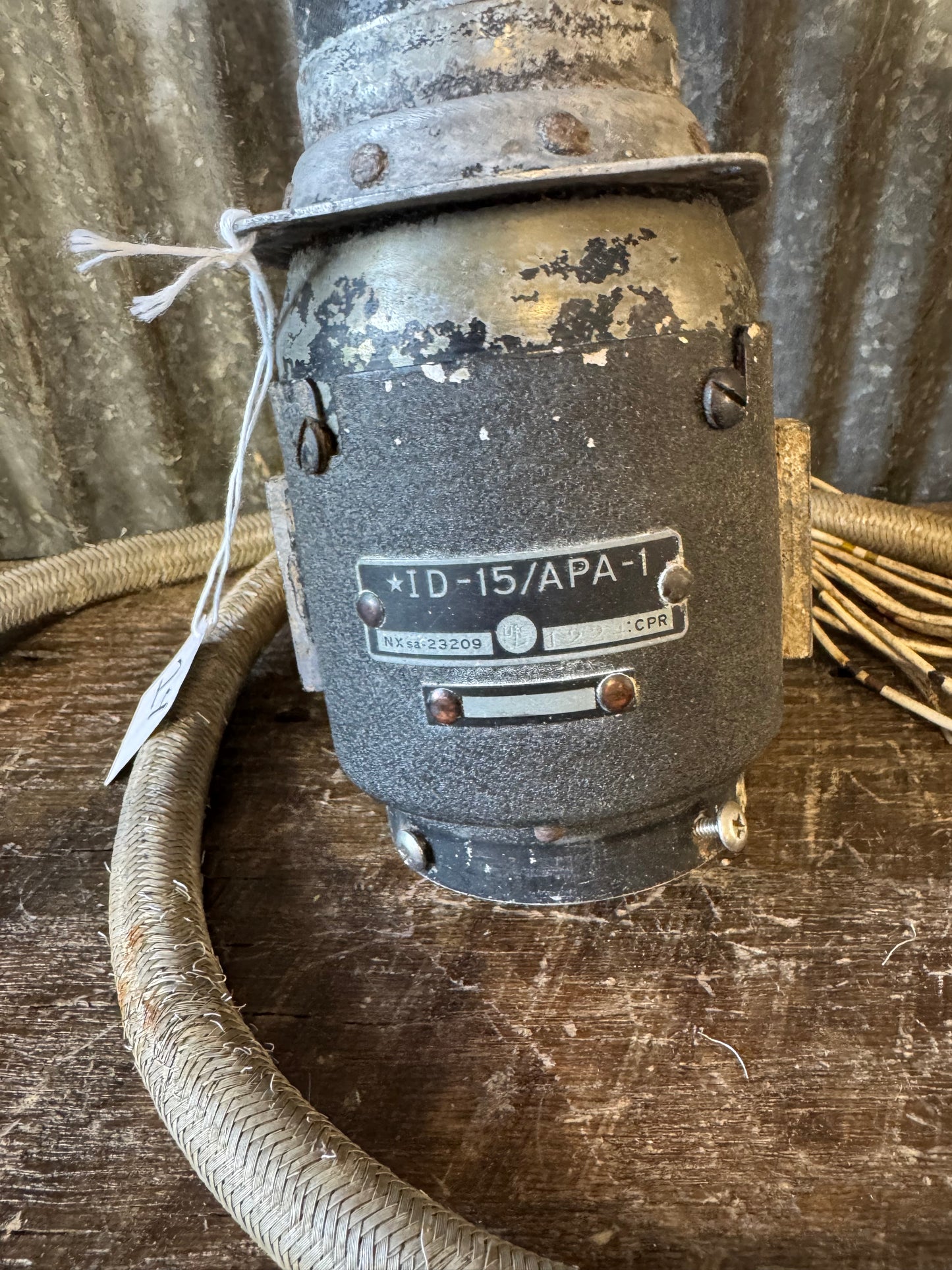 WWII U.S. Navy ID-15/APA-1 Radar Indicator Display Unit