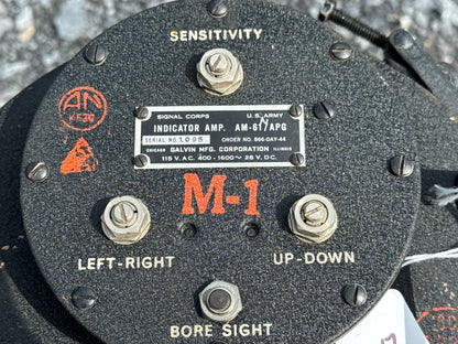 WWII U.S. Army AM-61/APG Indicator Amplifier – Galvin Mfg. Corp. – Aircraft Radar Component