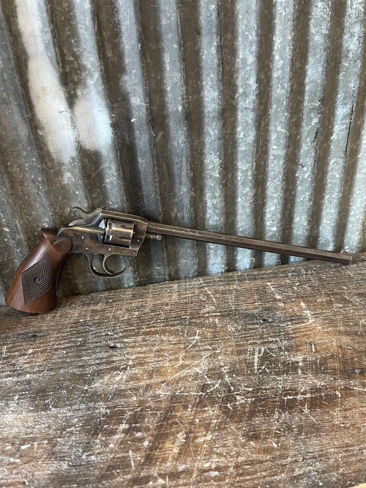 Iver Johnson Target Model .22 LR Revolver – 7-Shot – 10” Octagon Barrel