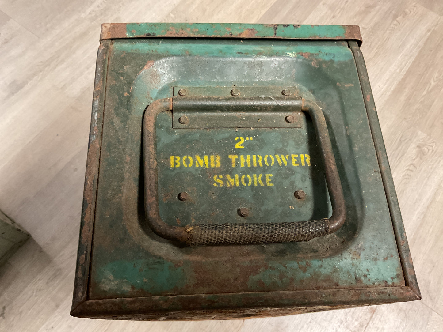 WWII British 2-Inch Mortar Smoke Bomb Transit Chest 1944