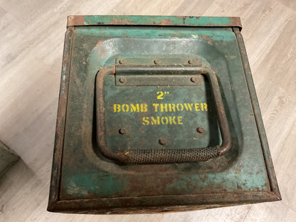 WWII British 2-Inch Mortar Smoke Bomb Transit Chest 1944