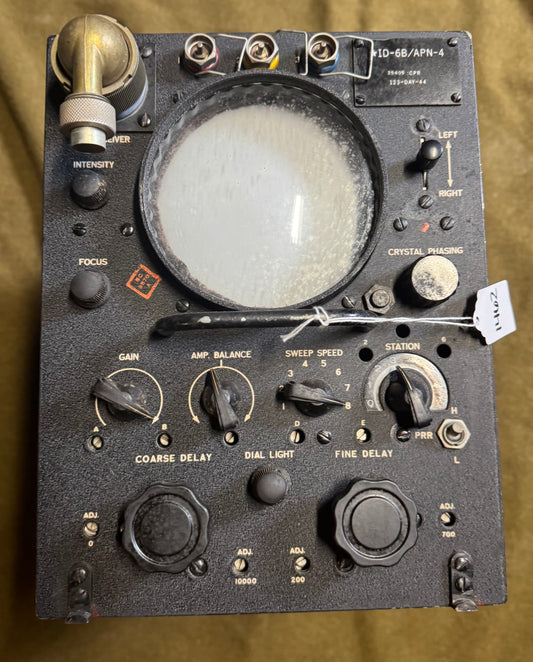 WWII U.S. Radar Indicator ID-6B/APN-4 – Aircraft Radar Display Unit