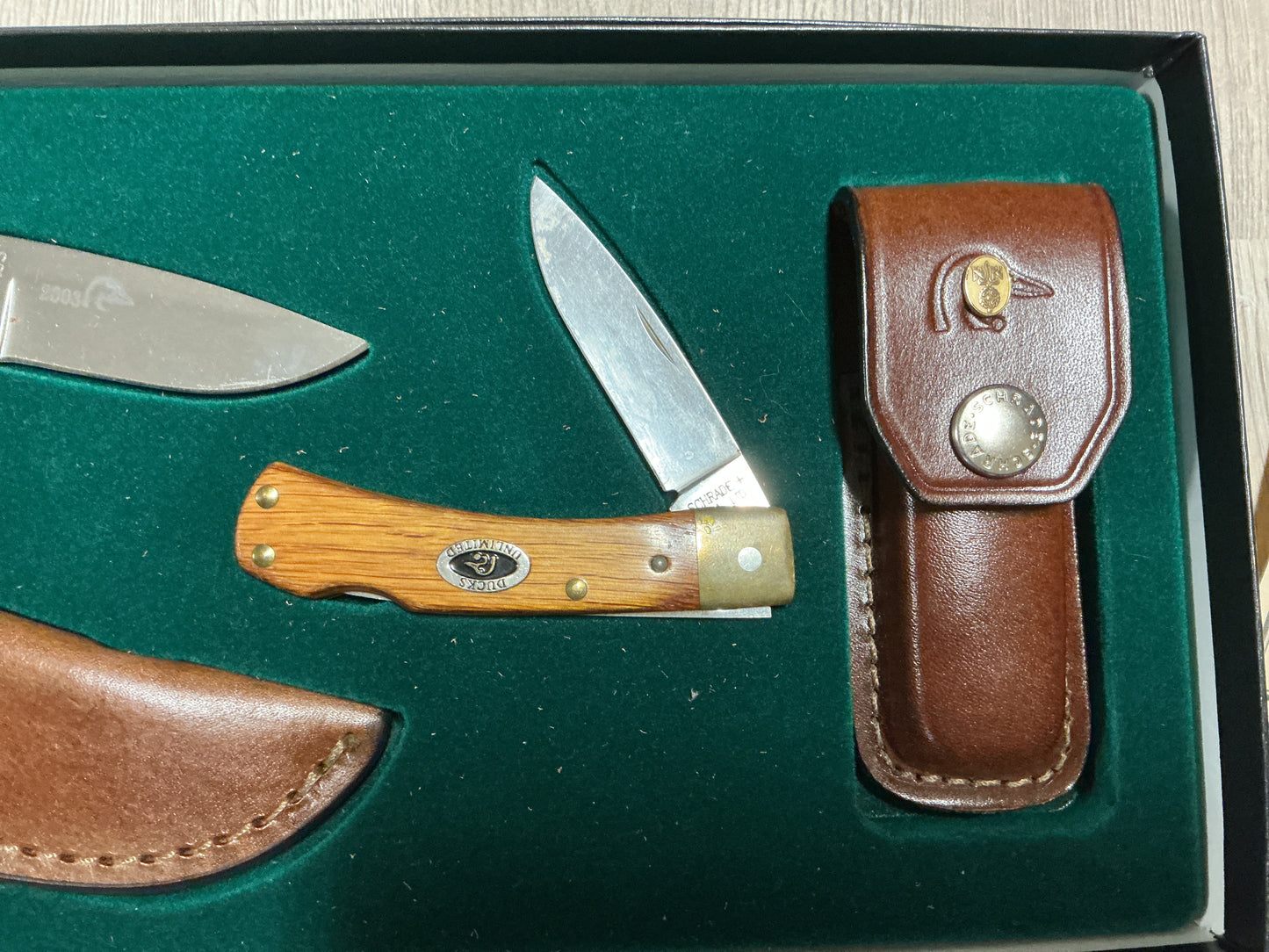 Imperial Schrade Ducks Unlimited 2003 Special Edition Set- Complete with Box