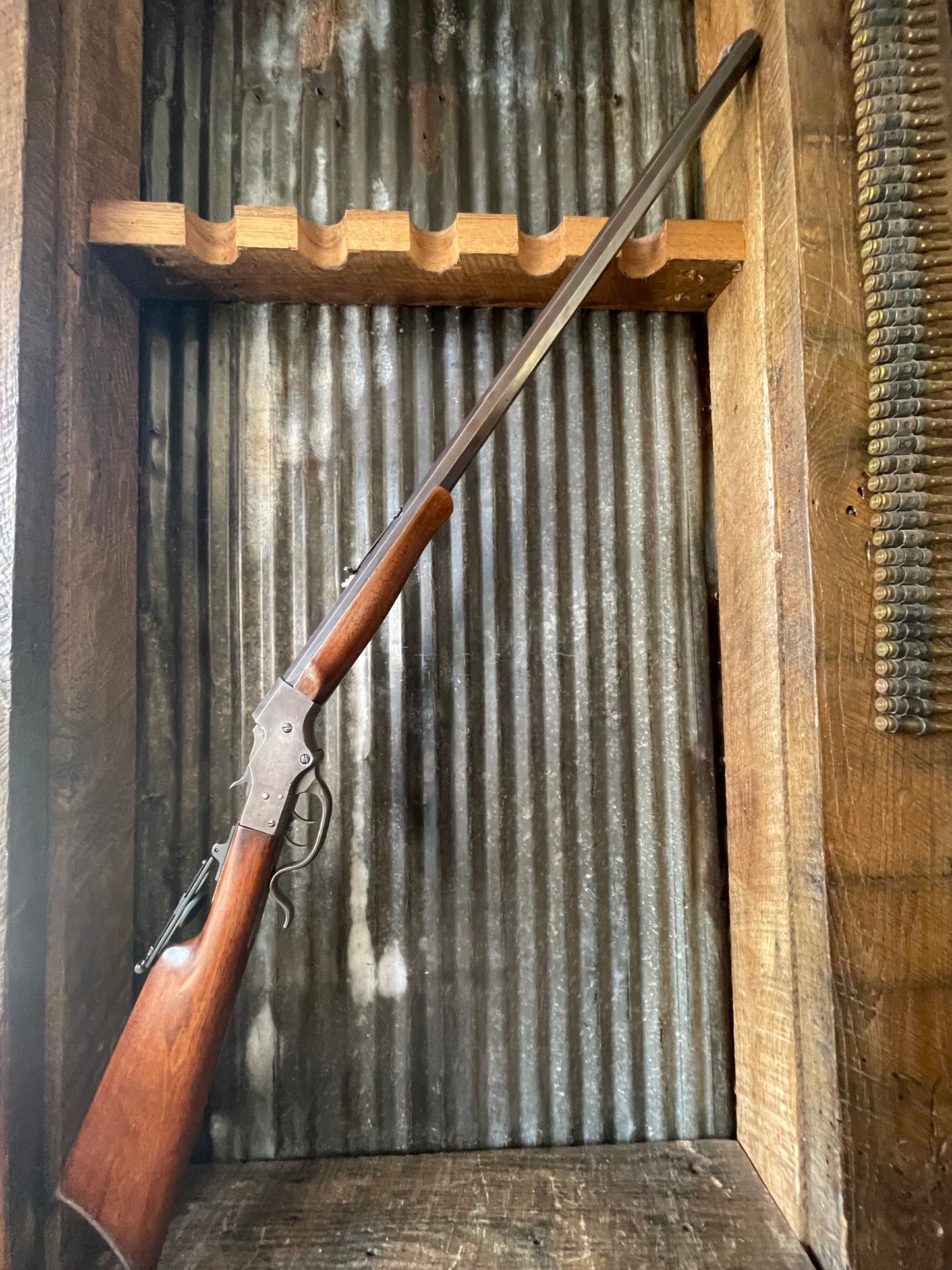 Stevens Model 44½ Ideal .38-55 Single Shot Falling Block Rifle – Schuetzen Configuration