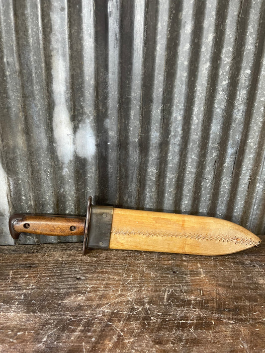 WWI U.S. Model 1917 C.T. Bolo Knife by Plumb St. Louis with Scabbard