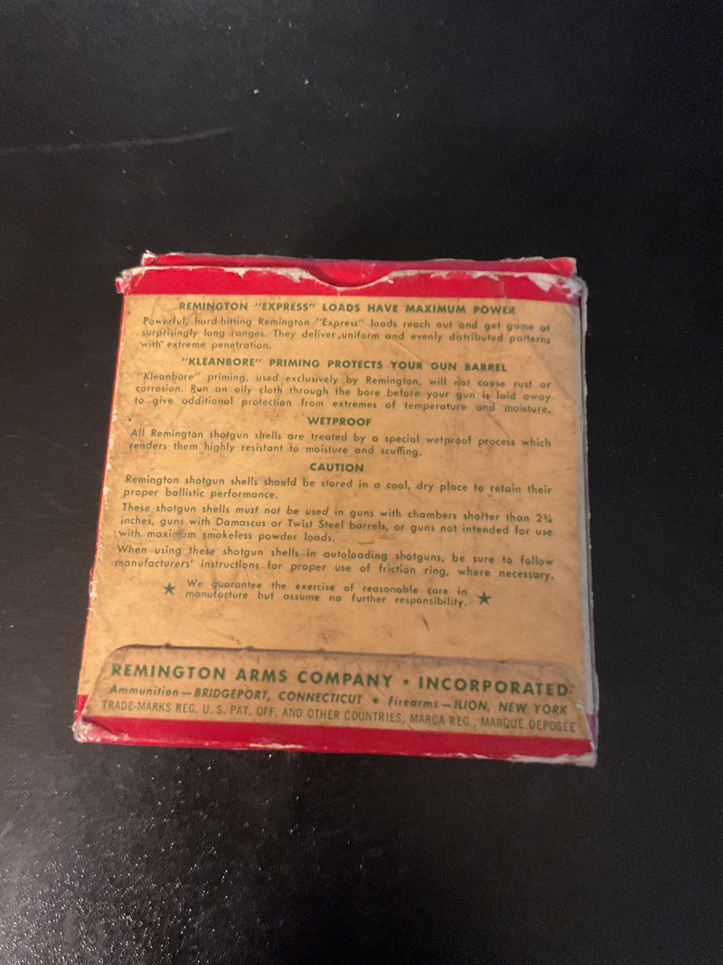 Vintage Remington Express Extra Long Range 12 Gauge Shot Shells — Full Box of 25