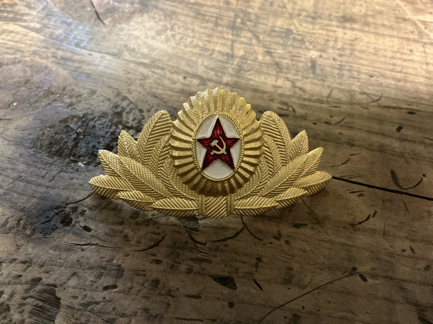 Vintage Replica USSR Visor Cap Cockade