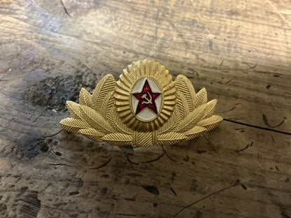 Vintage Replica USSR Visor Cap Cockade